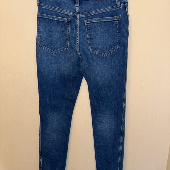 Madewell Women’s 26 Petite 10” High Rise Skinny Medium Blue Jeans Denim - Picture 2 of 5